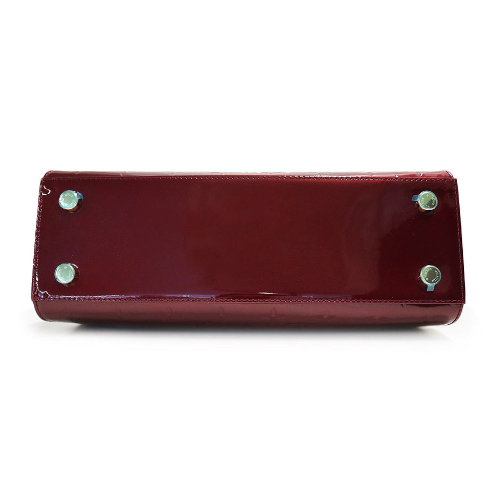 Louis Vuitton Blair MM Shoulder Bag Vernis Leather Rouge Fauvist Red