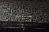 Saint Laurent- Paris Wallet Long Wallet Leather Black