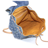 Louis Vuitton Monogram Denim Sac GM Backpack Rucksack Blue