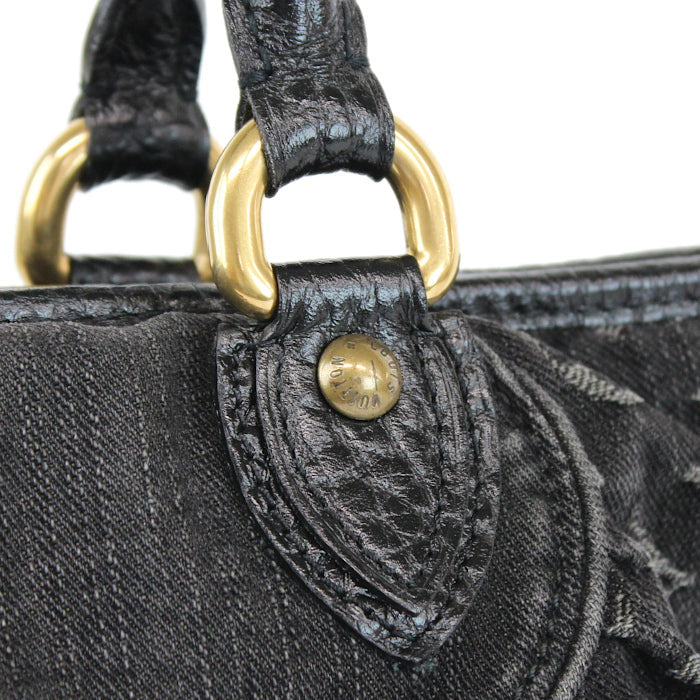 Louis Vuitton Monogram Denim Black Neocabby 2way Tote Bag