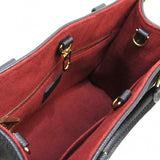 Louis Vuitton On The Go PM Tote Bag Black Beige Embossed Noir
