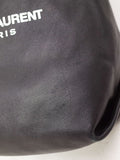 Saint Laurent- Paris Teddy Pouch Shoulder Bag Black