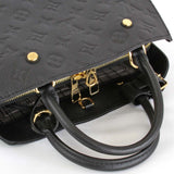 Louis Vuitton Montaigne BB Handbag Monogram Empreinte Noir