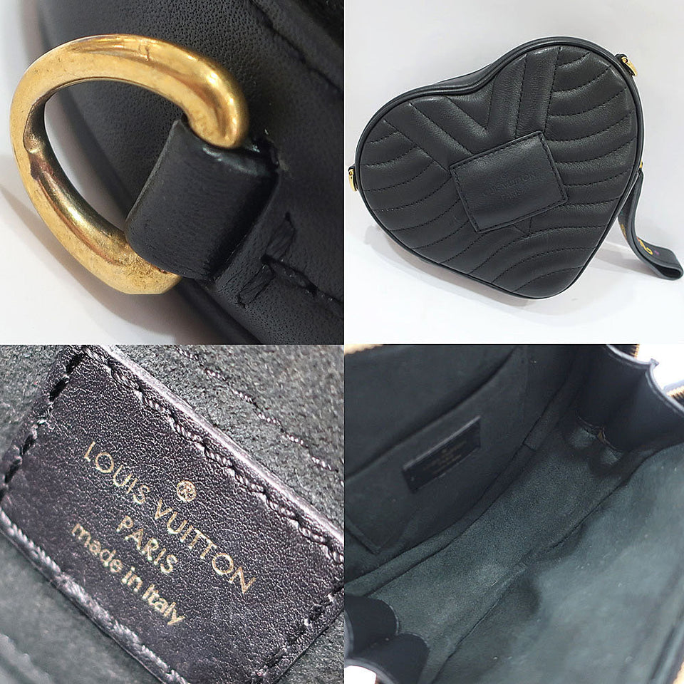 Louis Vuitton Heart Bag New Wave Calf Leather 2way Clutch