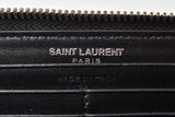 Saint Laurent- Wallet Long Wallet Monogram Crocodile Leather Black