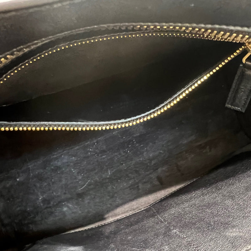 Saint Laurent- Small Cabas Black Leather Calf