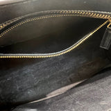 Saint Laurent- Small Cabas Black Leather Calf