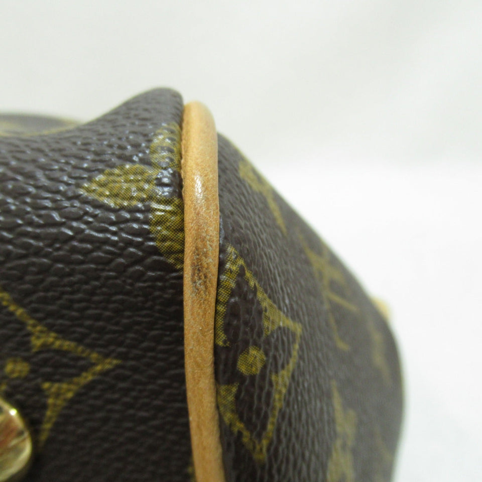 Louis Vuitton Tivoli PM Handbag Bag PVC Coated Canvas Monogram