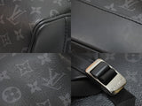 Louis Vuitton Backpack Steamer Monogram Eclipse Canvas Black