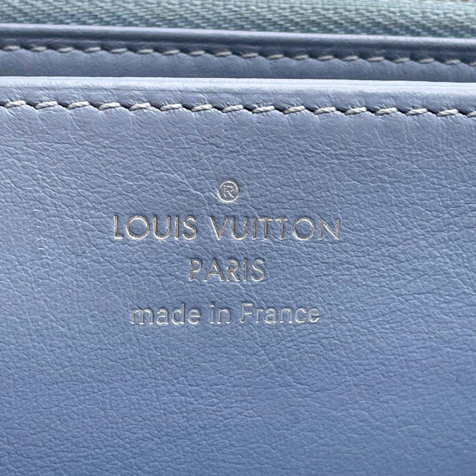 Louis Vuitton Zippy Wallet Mahina Gradation Round Rank A Long