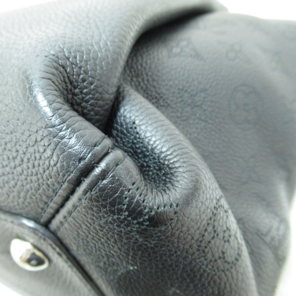 Louis Vuitton Haumea Tote Bag Leather Mahina Black