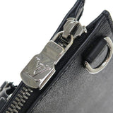 Louis Vuitton Eclipse Leather Sac Plat Shoulder Bag Black