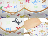 Louis Vuitton Shoulder Bag Sologne Pochette White Multicolor