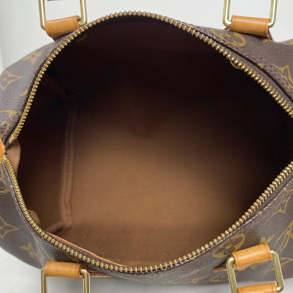 Louis Vuitton Speedy 25 Boston Bag Commuter Monogram Brown