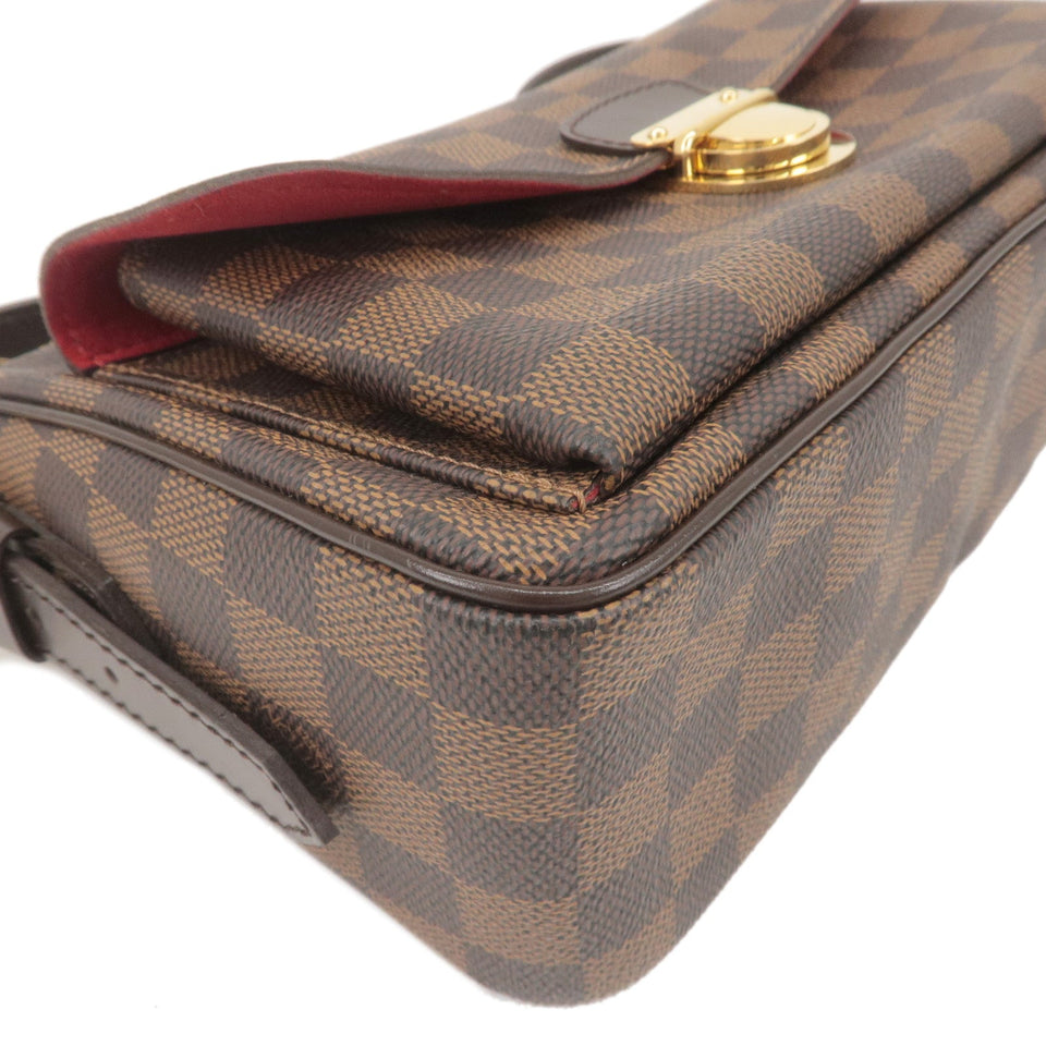 Louis Vuitton Damier Ravello GM Diagonal Shoulder Bag Damier Ebene
