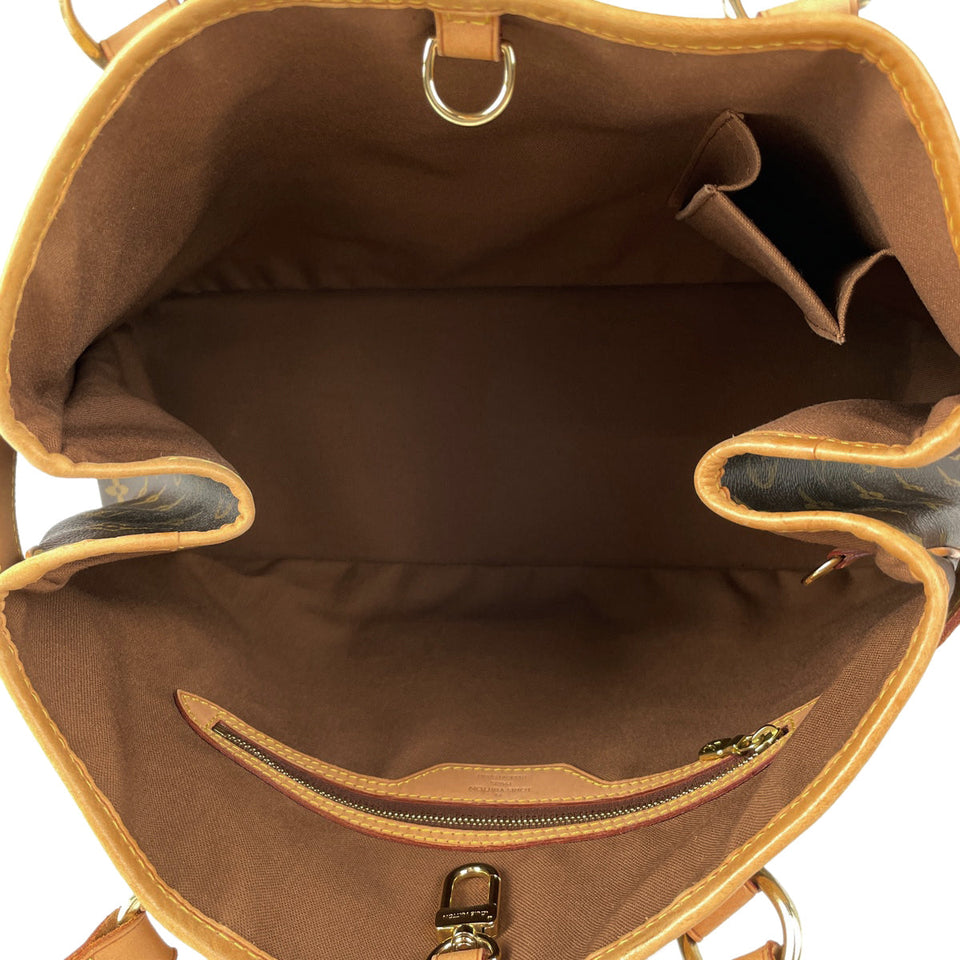 Louis Vuitton Batignolles Horizontal Shoulder Bag Monogram Brown