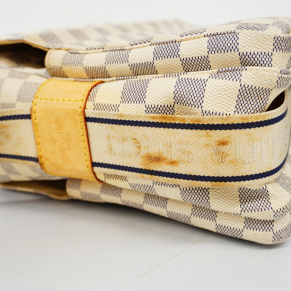 Louis Vuitton Shoulder Bag Damier Azur Naviglio