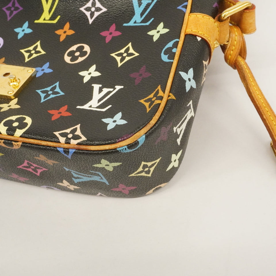 Louis Vuitton Shoulder Bag Monogram Multicolor Sologne Noir