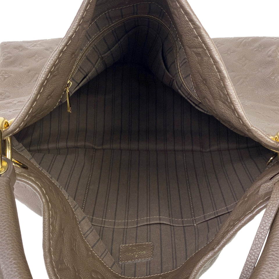 Louis Vuitton Artsy MM Shoulder Bag Monogram Implant