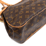 Louis Vuitton Batignolles Horizontal Shoulder Bag Monogram Brown