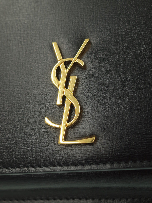 Saint Laurent- Paris Cassandra Phone Holder Smartphone Pouch Black
