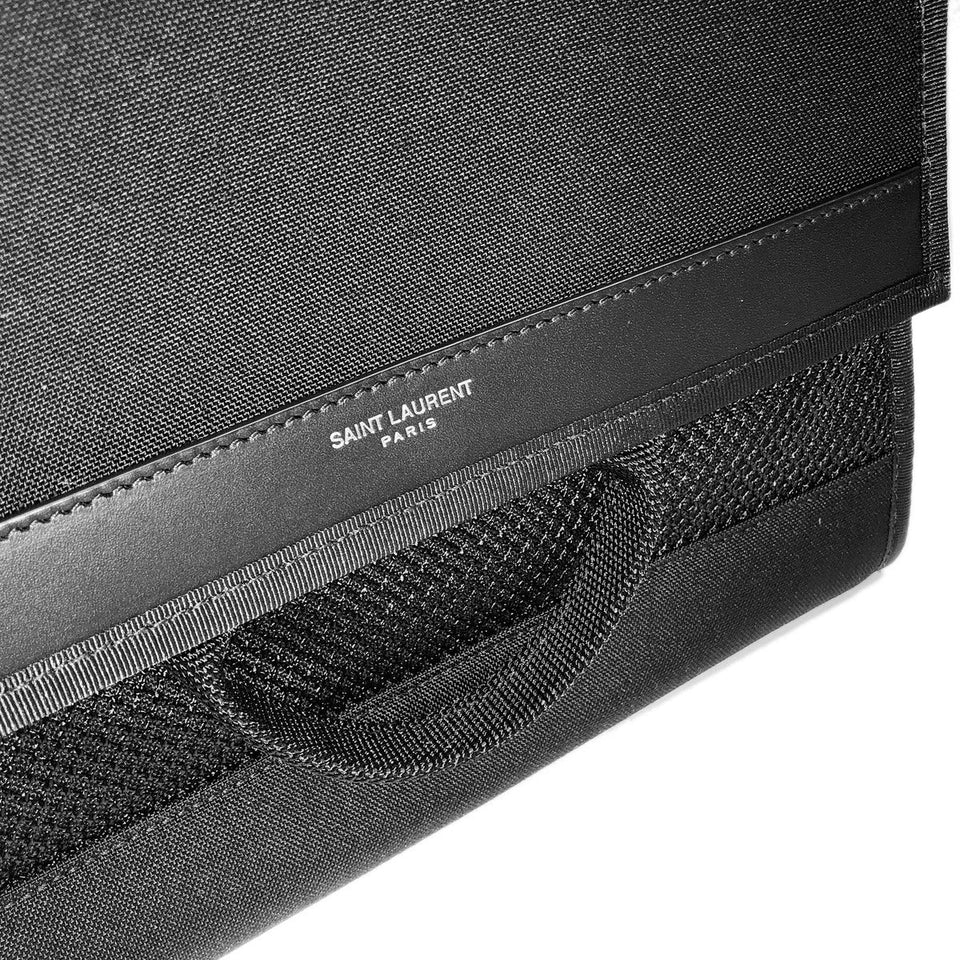 Saint Laurent- Paris City Flap Crossbody Pouch Shoulder Bag Black