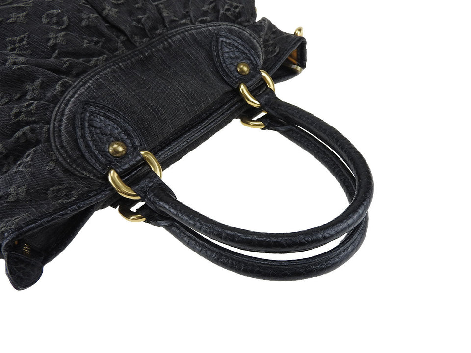 Louis Vuitton NeoCabby MM Noir Monogram Denim