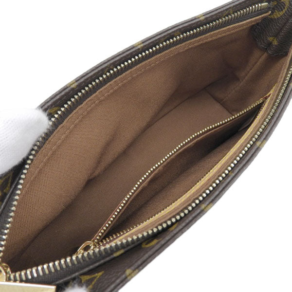 Louis Vuitton Monogram Trotter Shoulder Bag Brown