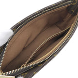 Louis Vuitton Monogram Trotter Shoulder Bag Brown