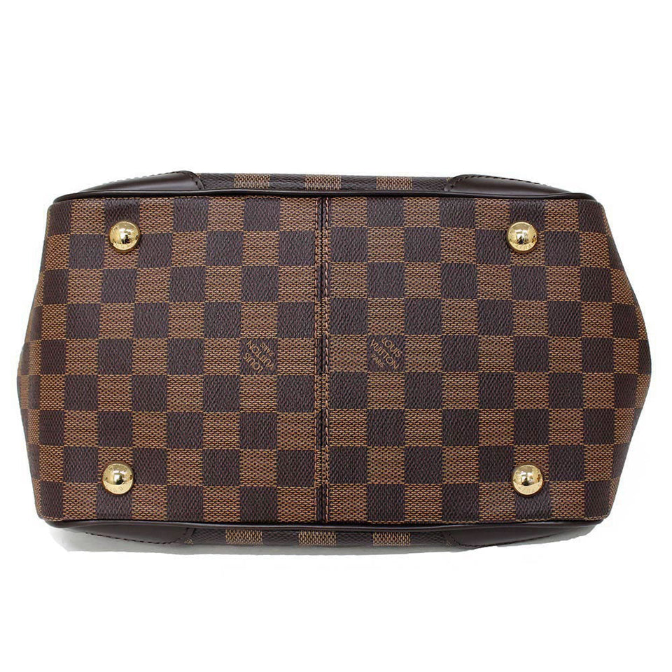 Louis Vuitton Verona PM Handbag Damier Leather Brown