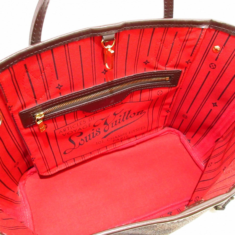 Louis Vuitton Neverfull PM Tote Bag Ebene Damier Canvas