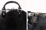 Louis Vuitton Electric Epi Alma BB Enamel Black Silver