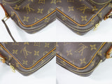 Louis Vuitton LV Monogram Shoulder Bag Pochette Brown