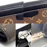 Louis Vuitton Long Wallet Monogram Macassar Zippy Dragonne Brown