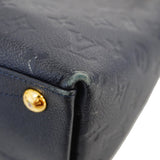 Louis Vuitton 2way Bag Monogram Implant V Tote MM Marine Rouge