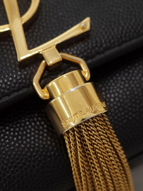 Saint Laurent- Paris Classic Kate Satchel Shoulder Bag Black