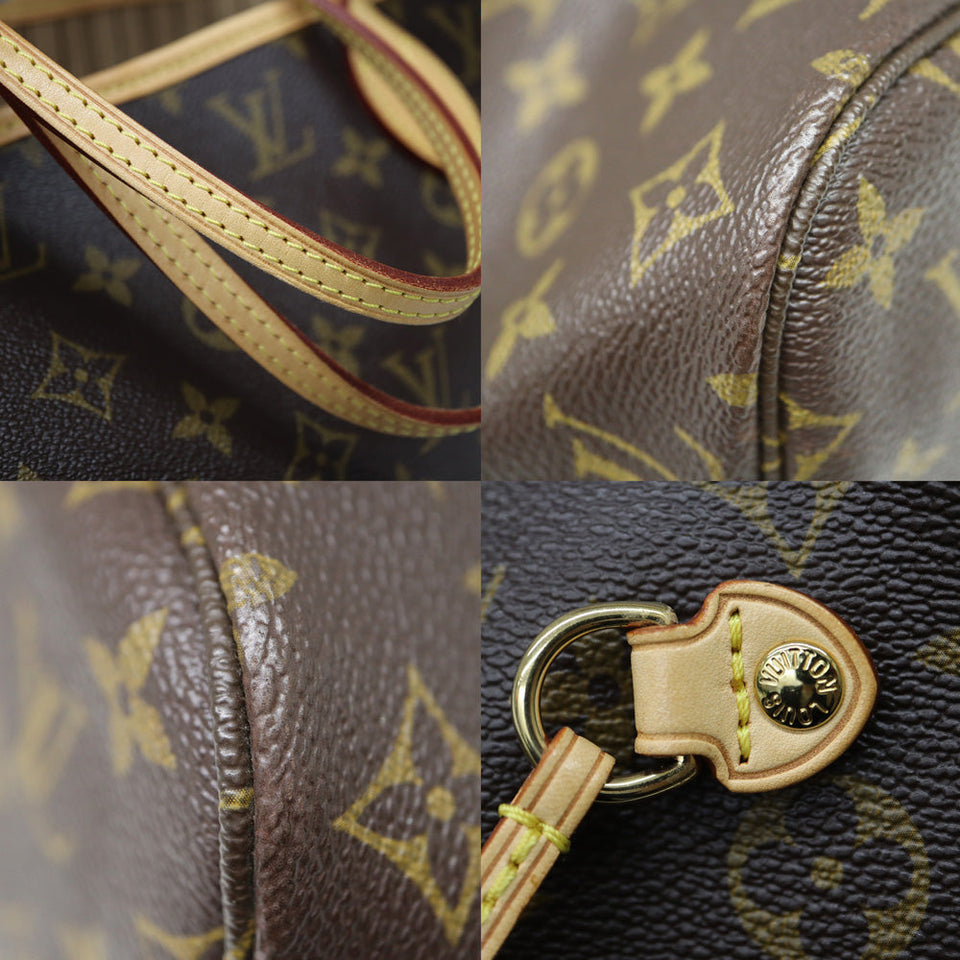 Louis Vuitton Neverfull MM Monogram Canvas Brown