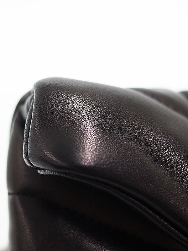 Saint Laurent- Paris Lulu Puffer Bag Shoulder Bag Black