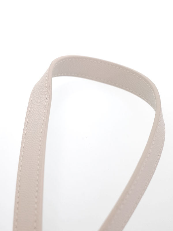 Saint Laurent- Paris Vinyl Chain Shoulder Bag Light Gray