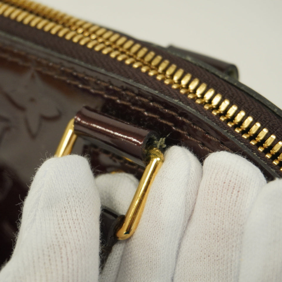 Louis Vuitton Vernis Alma BB Amarante