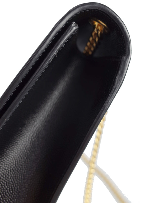 Saint Laurent- Paris Kate Satchel Chain Shoulder Bag Black