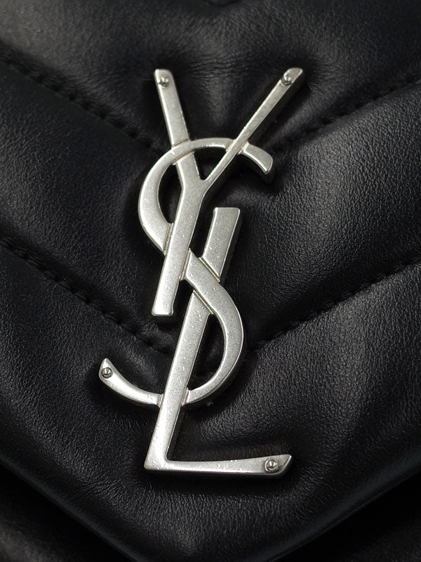 Saint Laurent- Paris Monogram Loulou Small Bag Black