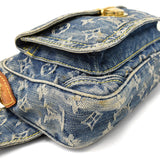 Louis Vuitton Bum Bag Body Bag Monogram Denim Blue