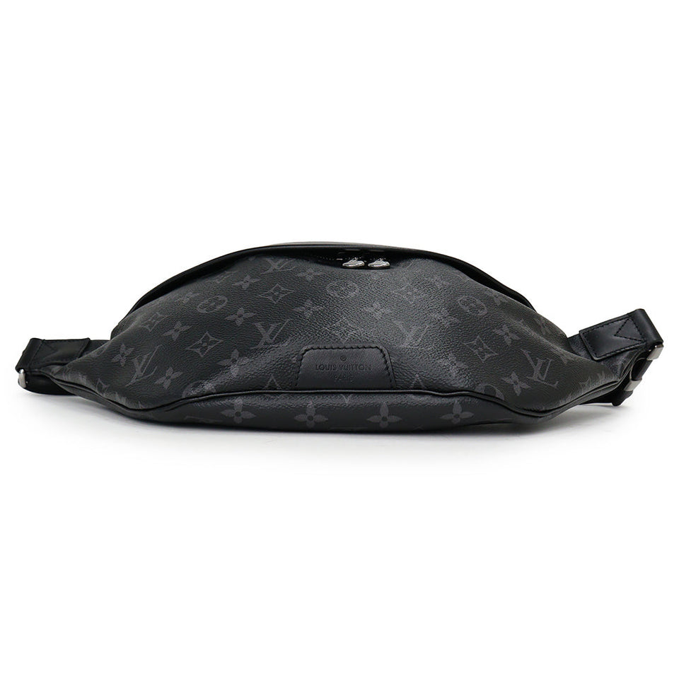 Louis Vuitton Discovery BumBag Waist Belt Bag Monogram Eclipse Leather Black