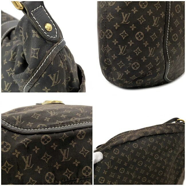 Louis Vuitton Shoulder Bag Romance Dark Brown Black Gold Monogram