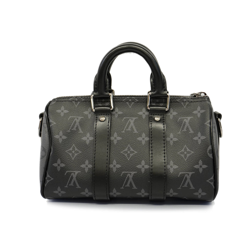 Louis Vuitton 2way Bag Monogram Eclipse Keepall Bandouliere 25