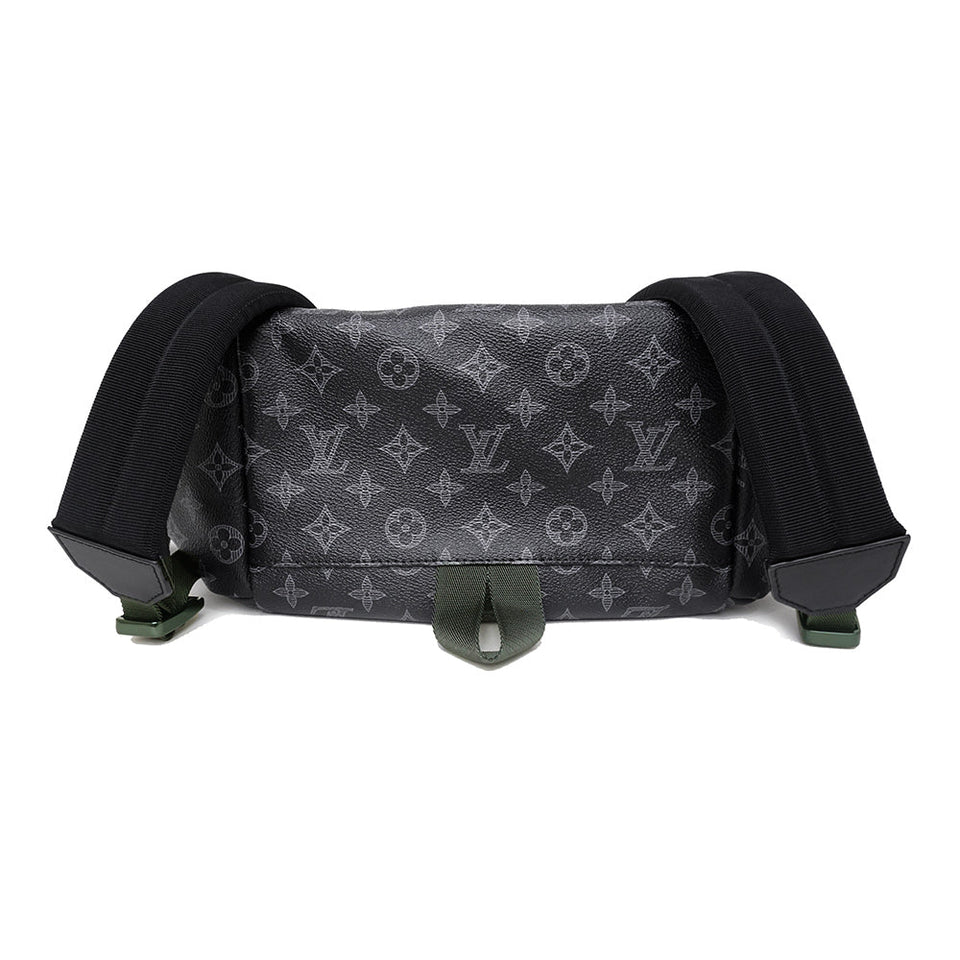 Louis Vuitton Monogram Eclipse Discovery Rucksack Daypack Backpack Black