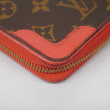Louis Vuitton Long Wallet Monogram Zippy Wallet Retiro Red