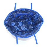 Louis Vuitton Monogram Ikat Flower Neverfull MM Tote Bag Grand Blue