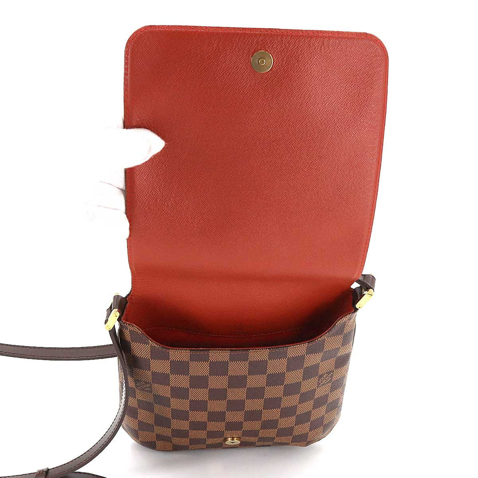 Louis Vuitton Damier Musette Salsa Long Shoulder Bag Ebene Gold Hardware